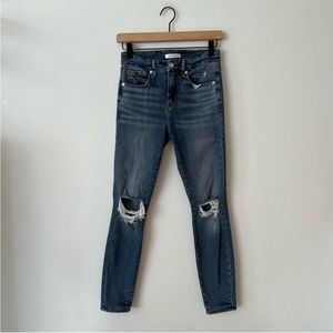 Good American Good Legs Crop Skinny Jeans Women’s Size 0/25